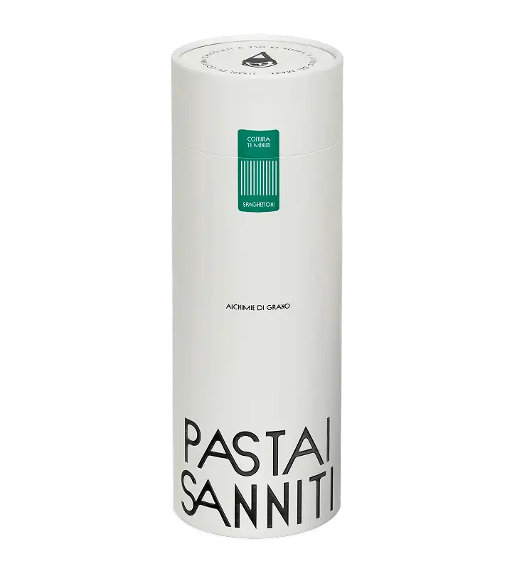 spaghettoni pasta from cilindro pack